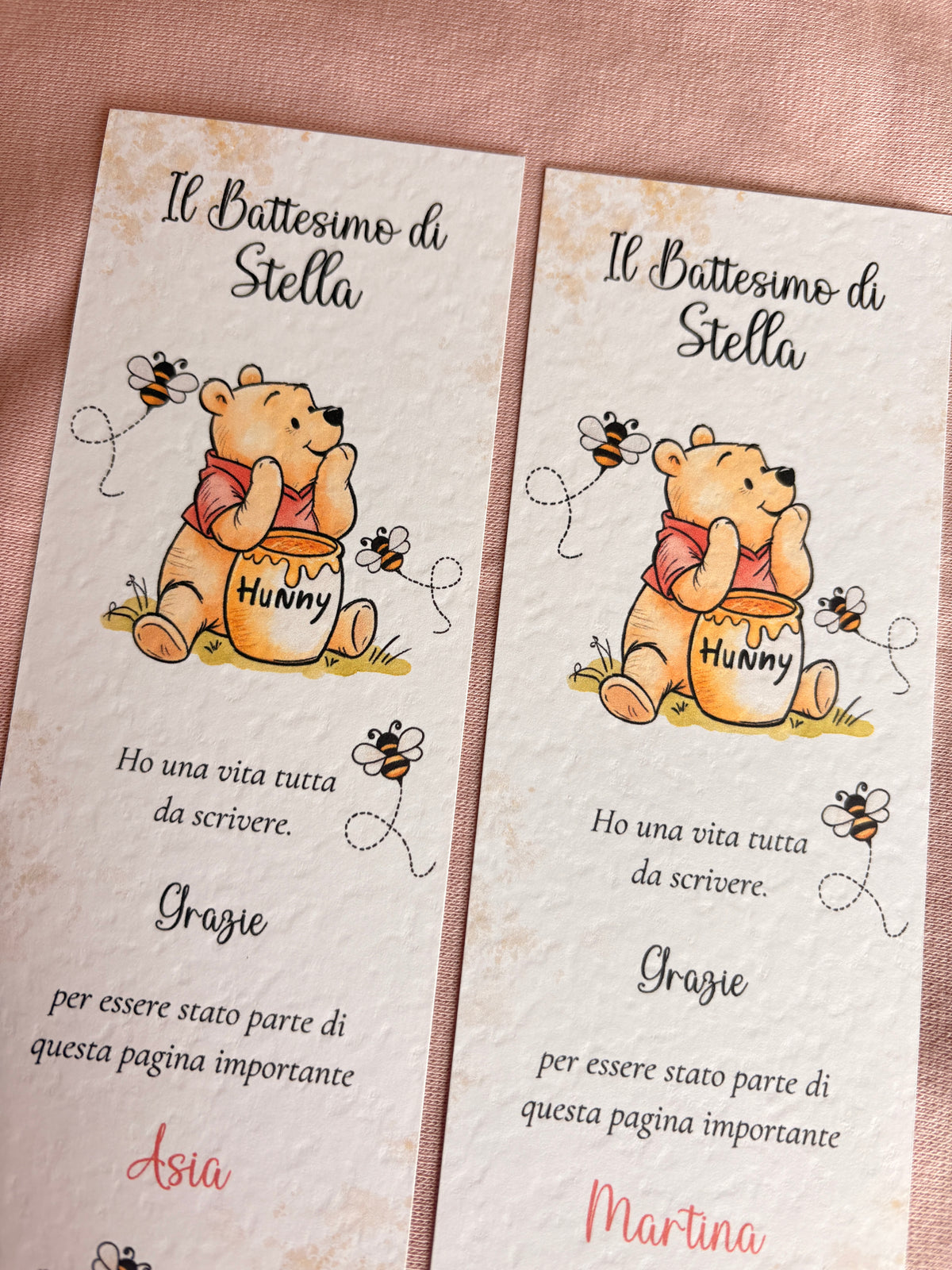Segnalibro Battesimo Winnie the Pooh – Bomboniera