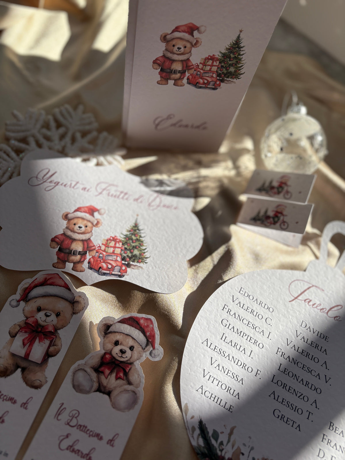 Collezione Natale per Battesimi e Cerimonie | Orsetti Natalizi