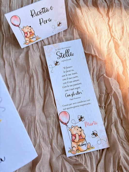 Segnalibro Battesimo Winnie the Pooh – Bomboniera
