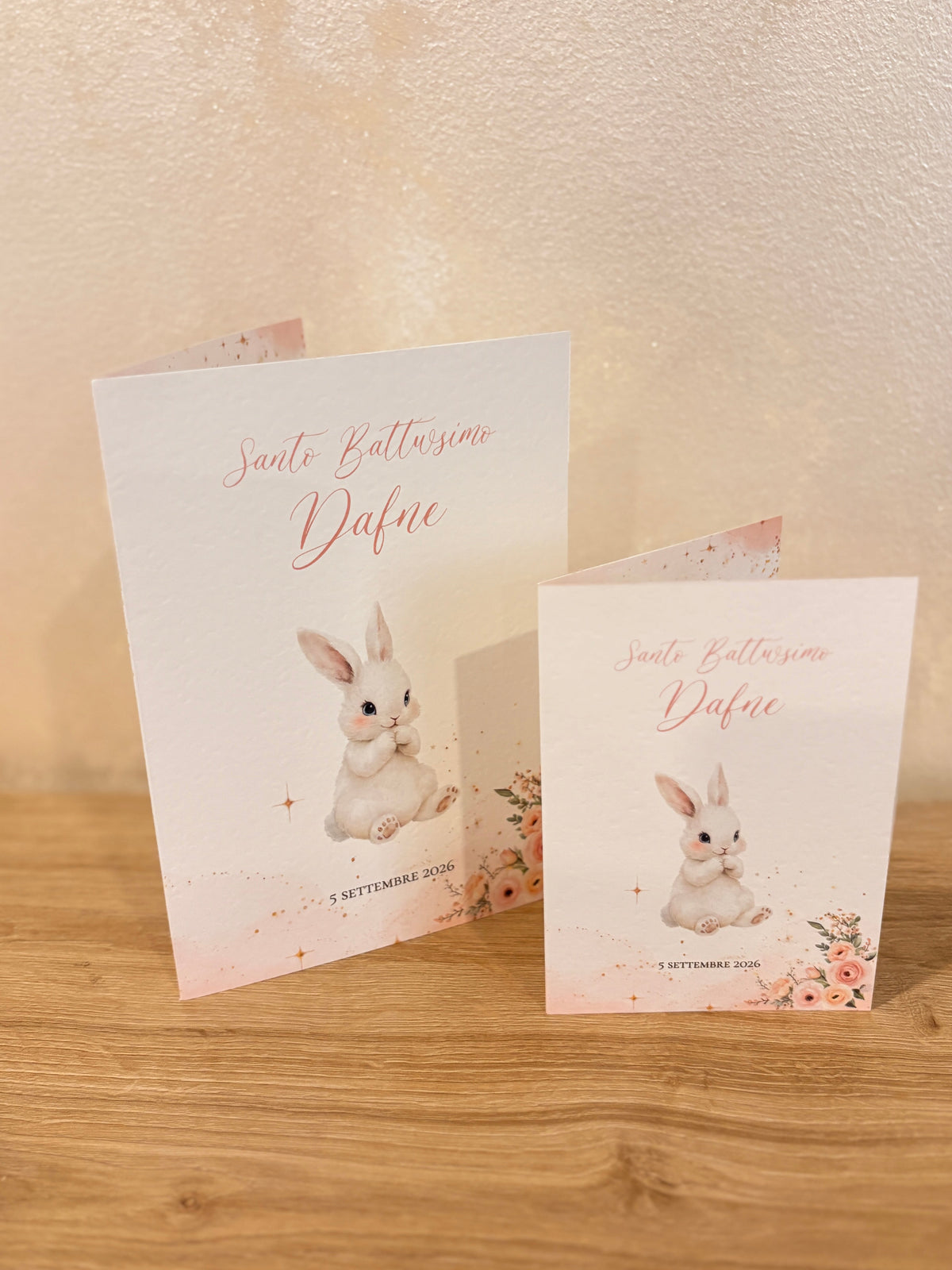 Menù "Dafne" Coniglietta Rosa e Fiori
