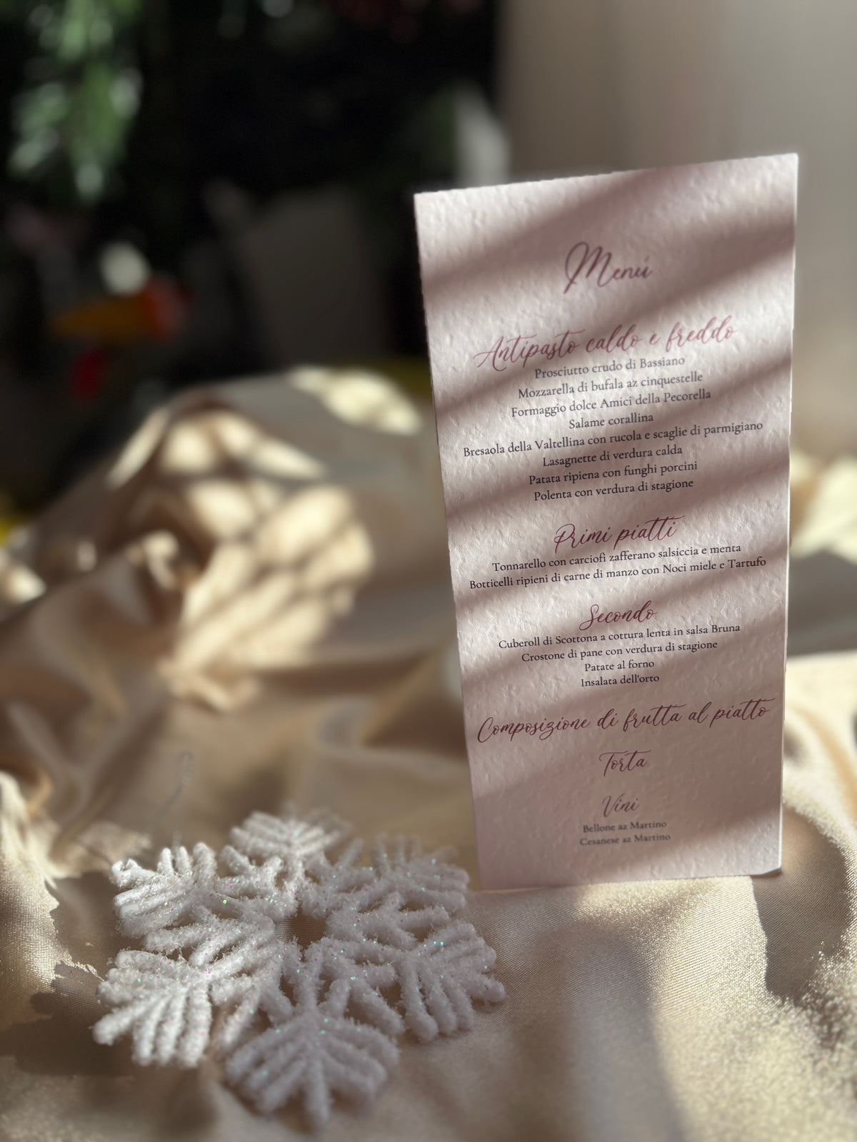 Kit Battesimo Natalizio Orsetti - Coordinato Personalizzato