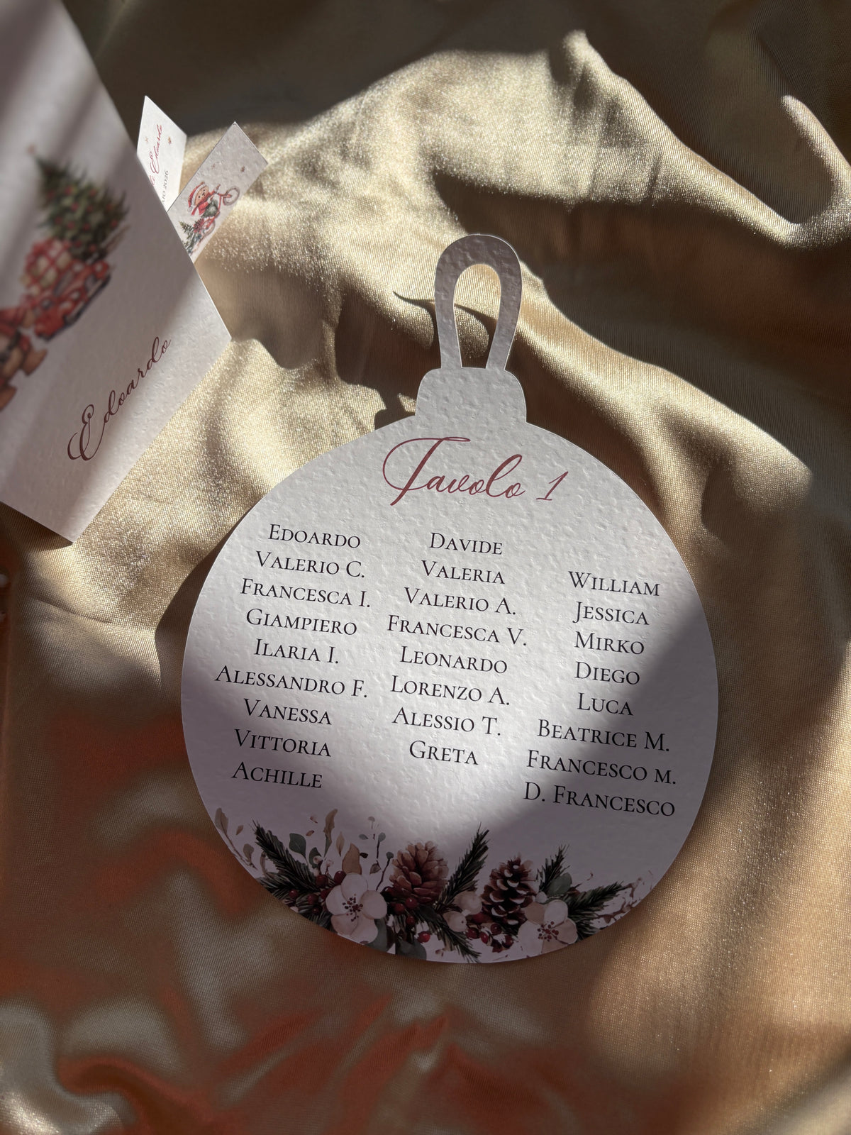 Kit Battesimo Natalizio Orsetti - Coordinato Personalizzato