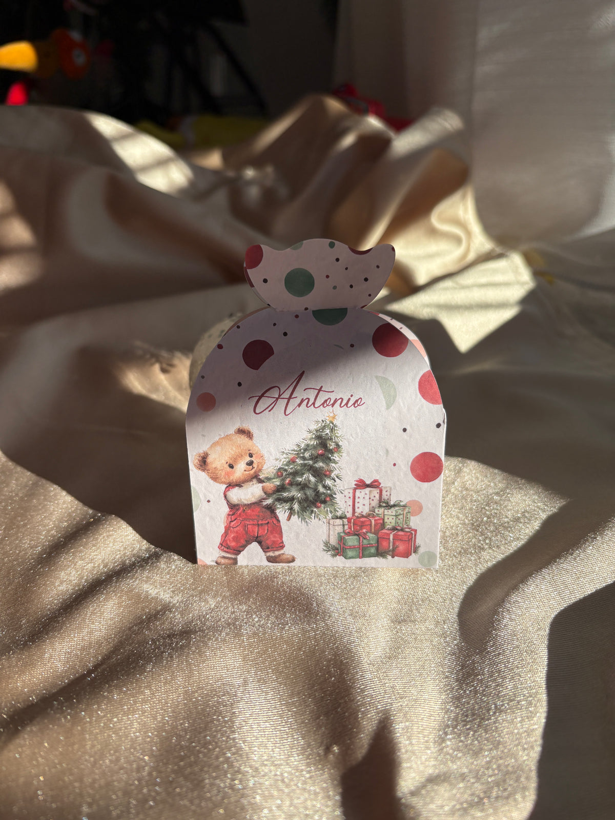 Kit Battesimo Natalizio Orsetti - Coordinato Personalizzato