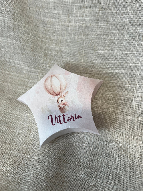 Scatolina confetti, stella cm circa  — la grafica nella foto è solo un esempio