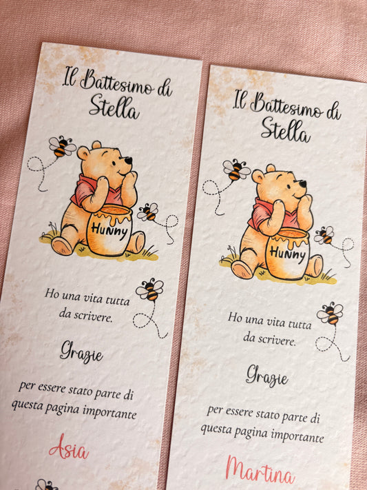 Segnalibro Battesimo Winnie the Pooh – Bomboniera