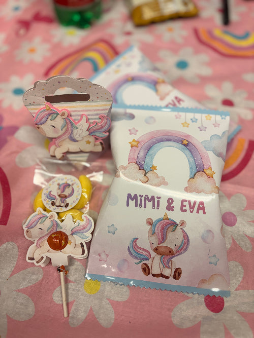 Party Kit Unicorni e Arcobaleno