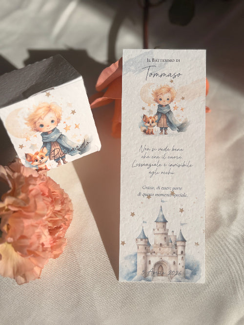 Coordinato Battesimo Bimbo – Party Kit Tema Fiabesco Castello e Orsetto